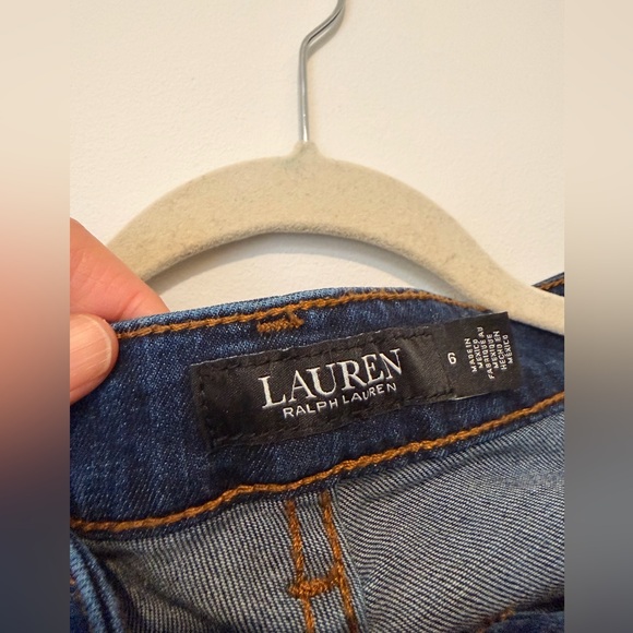 Lauren Ralph Lauren Dark Blue Straight Leg Jeans - Picture 4 of 16
